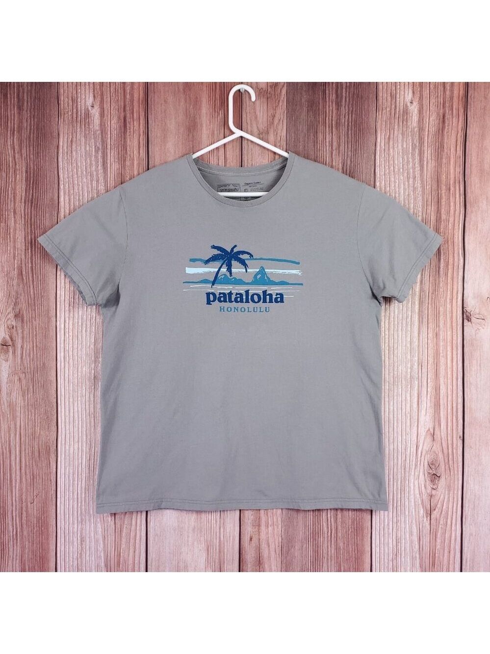 *READ* Patagonia Pataloha Honolulu T-Shirt Tee Mens XXL 2XL Slim Fit Gray